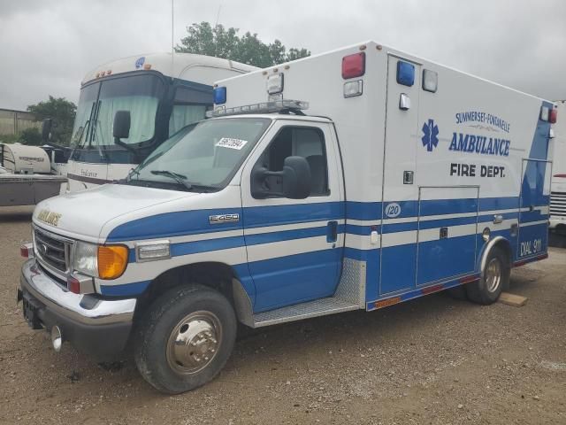 2007 Ford Econoline E450 Super Duty Cutaway Van