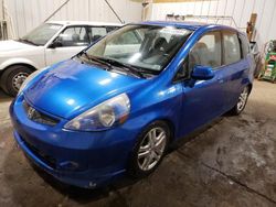 Honda FIT salvage cars for sale: 2007 Honda FIT S