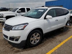 Salvage cars for sale at Woodhaven, MI auction: 2016 Chevrolet Traverse LT