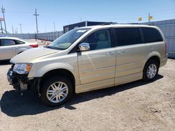 Salvage cars for sale at Greenwood, NE auction: 2010 Chrysler Town & Country Limited