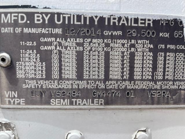 2016 Utility Reefer