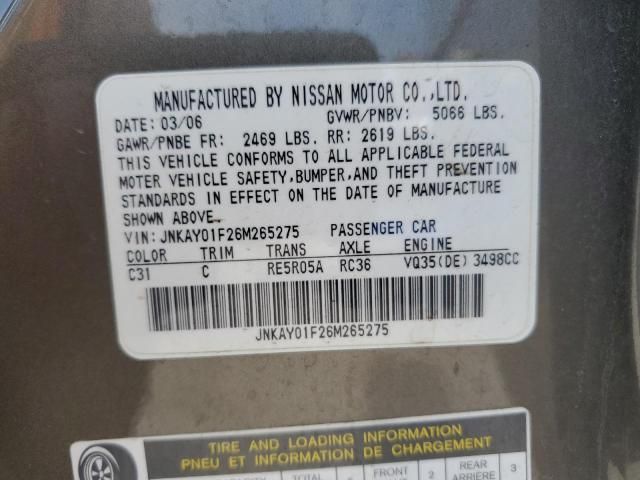 2006 Infiniti M35 Base