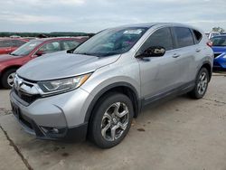 Salvage cars for sale from Copart Grand Prairie, TX: 2017 Honda CR-V EXL