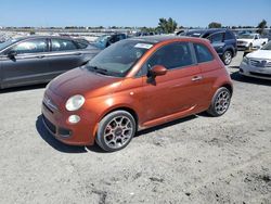 Salvage cars for sale at Antelope, CA auction: 2012 Fiat 500 Sport