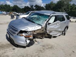 Salvage cars for sale at Ocala, FL auction: 2011 Ford Explorer XLT