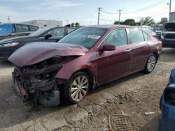 Salvage cars for sale at Chicago Heights, IL auction: 2013 Honda Accord EXL