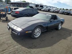 Salvage cars for sale at Denver, CO auction: 1984 Chevrolet Corvette