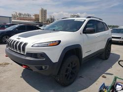 Salvage cars for sale from Copart New Orleans, LA: 2017 Jeep Cherokee Trailhawk