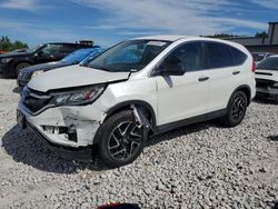 Salvage cars for sale at Wayland, MI auction: 2016 Honda CR-V SE