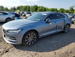 Salvage cars for sale at Chalfont, PA auction: 2017 Volvo S90 T6 Inscription