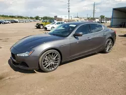 Salvage cars for sale at Colorado Springs, CO auction: 2015 Maserati Ghibli S