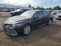 Salvage cars for sale at auction: 2022 Toyota Camry LE