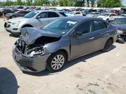 Salvage cars for sale at Bridgeton, MO auction: 2018 Nissan Sentra S