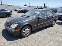 Salvage cars for sale from Copart Van Nuys, CA: 2004 Mercedes-Benz C 240 4matic