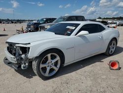 Salvage cars for sale from Copart Houston, TX: 2015 Chevrolet Camaro LT