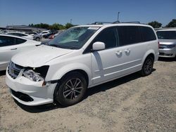 Vehiculos salvage en venta de Copart Sacramento, CA: 2017 Dodge Grand Caravan SXT