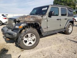 Salvage cars for sale at Chatham, VA auction: 2018 Jeep Wrangler Unlimited Sport