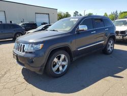 Salvage cars for sale at Woodburn, OR auction: 2012 Jeep Grand Cherokee Overland