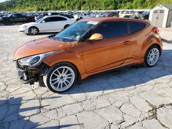 Salvage cars for sale at Hurricane, WV auction: 2013 Hyundai Veloster Turbo