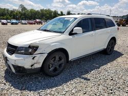 Salvage cars for sale at Tifton, GA auction: 2018 Dodge Journey Crossroad