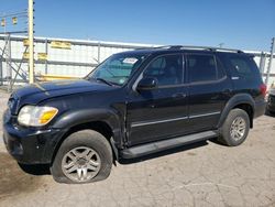 Salvage cars for sale at Dyer, IN auction: 2005 Toyota Sequoia Limited