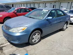 Salvage cars for sale at Louisville, KY auction: 2002 Toyota Camry LE