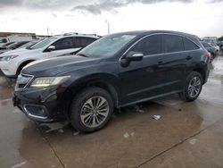 Salvage cars for sale at Grand Prairie, TX auction: 2017 Acura RDX Advance