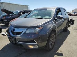 Salvage cars for sale at Martinez, CA auction: 2012 Acura MDX Advance
