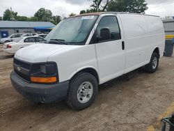 Salvage trucks for sale at Wichita, KS auction: 2010 Chevrolet Express G2500