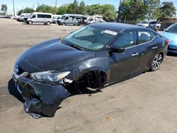 Salvage cars for sale at Denver, CO auction: 2017 Nissan Maxima 3.5S