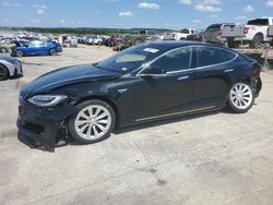 Salvage cars for sale at Grand Prairie, TX auction: 2016 Tesla Model S