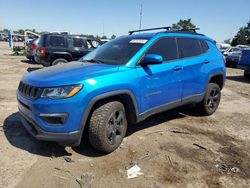 Salvage cars for sale at Woodhaven, MI auction: 2018 Jeep Compass Latitude