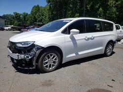 Salvage cars for sale at East Granby, CT auction: 2022 Chrysler Pacifica Touring L