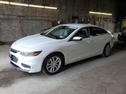 Salvage cars for sale from Copart Angola, NY: 2018 Chevrolet Malibu LT