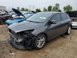 Vehiculos salvage en venta de Copart Elgin, IL: 2017 Ford Focus SE