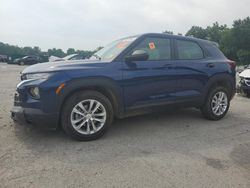 Salvage cars for sale from Copart Ellwood City, PA: 2022 Chevrolet Trailblazer LS