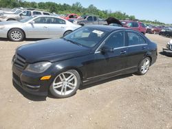 Salvage cars for sale at Des Moines, IA auction: 2012 Mercedes-Benz C 300 4matic