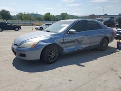 Honda salvage cars for sale: 2007 Honda Accord EX