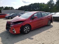 Salvage cars for sale at Seaford, DE auction: 2017 Toyota Prius Prime