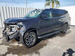 Salvage cars for sale at Riverview, FL auction: 2022 Ford Expedition Max XLT