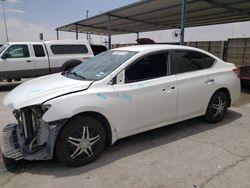 Nissan Sentra S Vehiculos salvage en venta: 2015 Nissan Sentra S