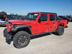 Salvage cars for sale at Houston, TX auction: 2022 Jeep Gladiator Rubicon