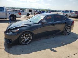 Salvage cars for sale at Grand Prairie, TX auction: 2014 Lexus IS 350