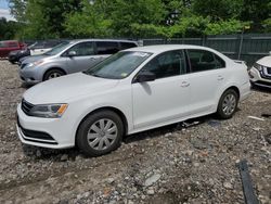 Salvage cars for sale at Candia, NH auction: 2016 Volkswagen Jetta S