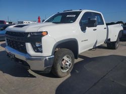 Salvage trucks for sale at Grand Prairie, TX auction: 2020 Chevrolet Silverado K3500