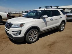 Vehiculos salvage en venta de Copart Brighton, CO: 2016 Ford Explorer Limited