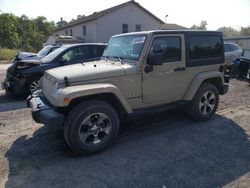 Jeep Wrangler Sahara salvage cars for sale: 2017 Jeep Wrangler Sahara