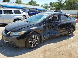 Salvage cars for sale at Wichita, KS auction: 2013 Honda Civic EX