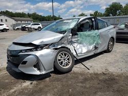 Salvage cars for sale at York Haven, PA auction: 2017 Toyota Prius Prime