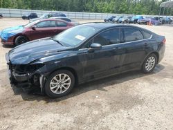 Salvage cars for sale at Harleyville, SC auction: 2017 Ford Fusion S